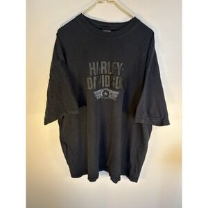 vintage harley davidson cancun black logo‎ motorcycle XXXL